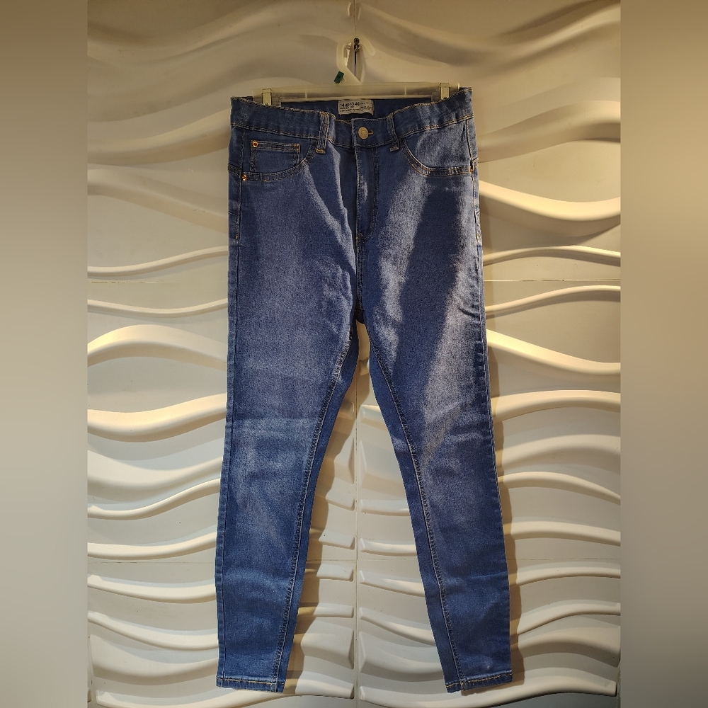 Pre-owned Primark Blue Denim Jeans Size USA 10